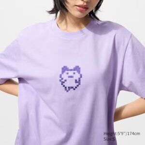 Uniqlo UT Tamagotchi Shirt in Lilac Purple